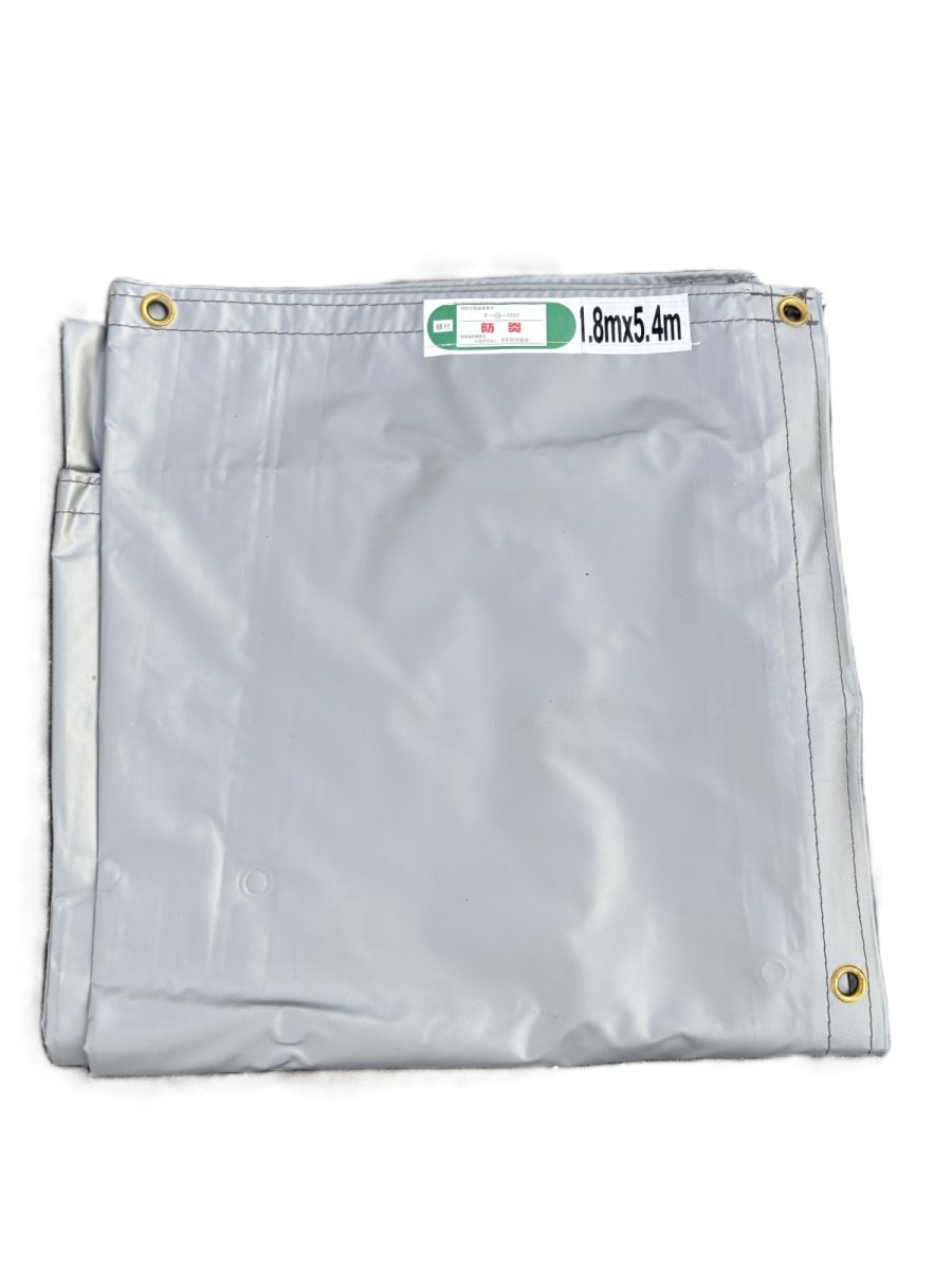 画像2: 強化防炎シート グレー (450P) 1.8×5.4 [5枚入り]　＜税別単価　2300円＞ (2)