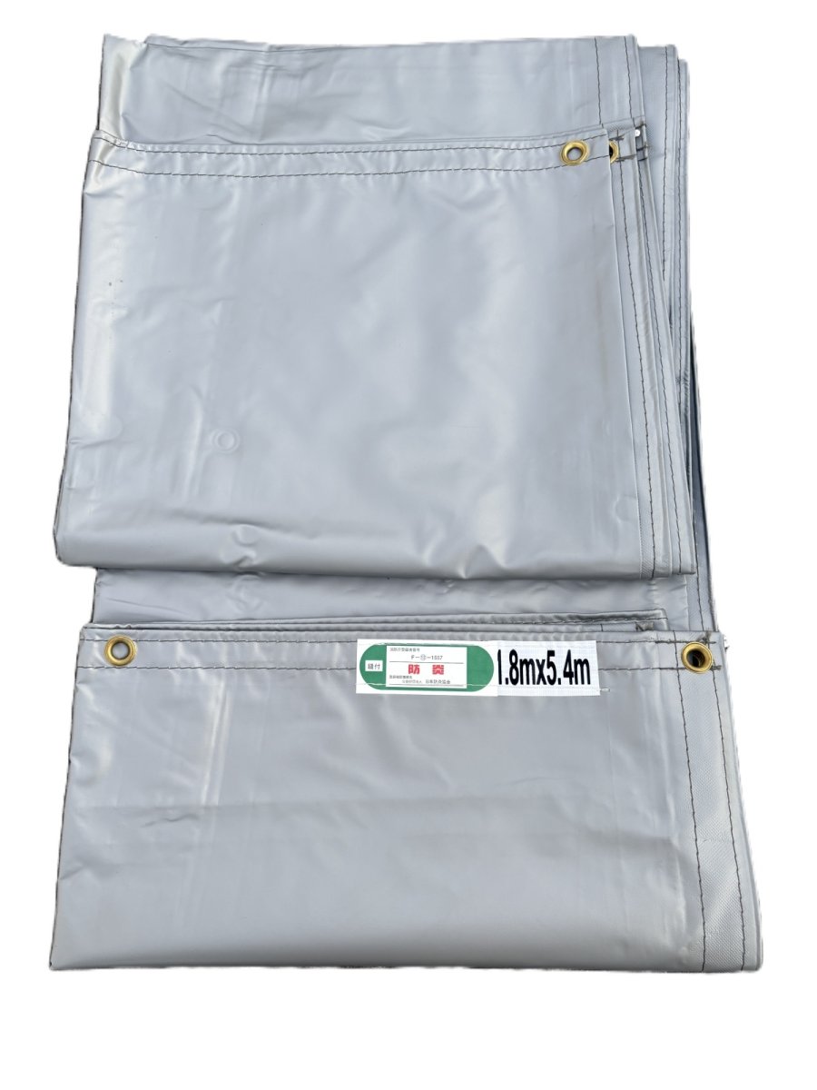 画像3: 強化防炎シート グレー (450P) 1.8×5.4 [5枚入り]　＜税別単価　2300円＞ (3)